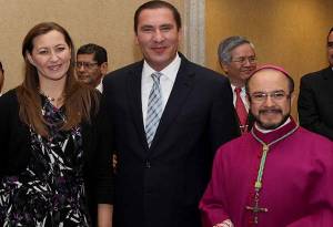 RMV acompaña a Eugenio Lira en su nombramiento como obispo de Matamoros