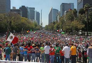 CDMX: marcha anti Trump, en medio de repudio a Peña Nieto