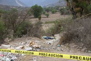Hallan cadáver de un hombre ejecutado en Tehuacán