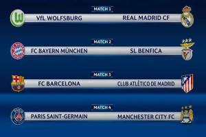 Champions League: Quedaron definidos los Cuartos de Final