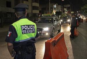Remitieron 30 vehículos al corralón en Alcoholímetro de Puebla