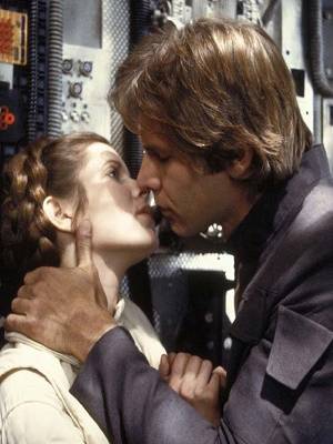 Carrie Fisher confesó que tuvo romance con Harrison Ford en Star Wars