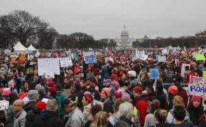 FOTOS: Millones de mujeres marcharon en el mundo contra Donald Trump