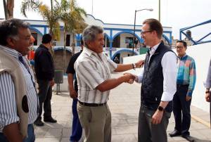 Luis Banck, primer alcalde de Puebla recibido en Canoa en dos años