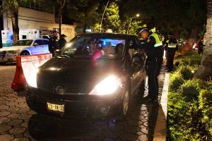 Fueron 37 vehículos remitidos al corralón durante Alcoholímetro en Puebla