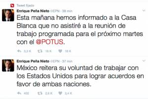 Peña Nieto cancela visita a Trump ante discordia por muro