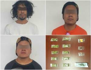 Cayeron tres narcomenudistas en acciones de vigilancia en Puebla