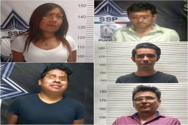 Detienen a ocho personas por diversos delitos en Puebla