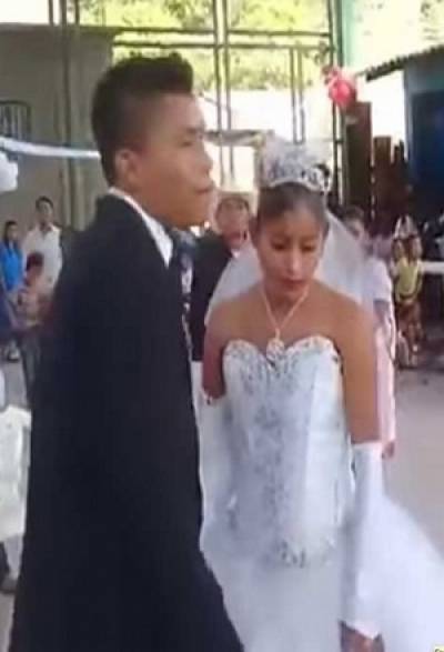 VIDEO: Captan la boda más triste de México