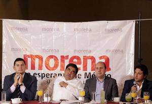 Manzanilla y Armenta piden oficialmente a Morena ser candidatos a gobernador