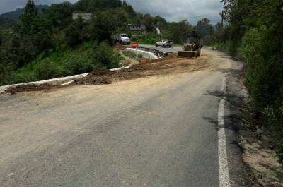 Cierre temporal de la carretera Huauchinango-Naupan por afectaciones