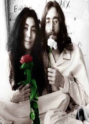 John Lennon y Yoko Ono, unidos en Imagine