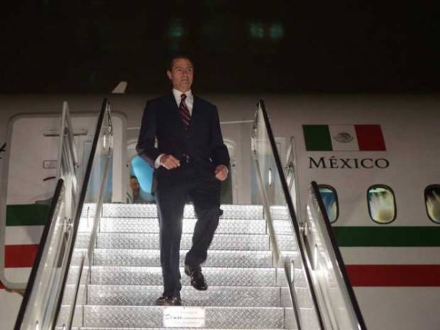 Peña Nieto llega a EU para participar en la 73 Asamblea General de la ONU