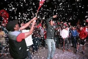 FOTOS: Aficionados de Lobos BUAP en Puebla celebraron el ascenso