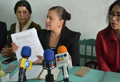 Mujeres del Partido Movimiento Ciudadano salen en defensa de Martha Erika Alonso