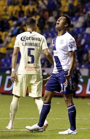 Club Puebla cayó 3-2 ante América en el Cuauhtémoc