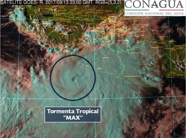 Se forma la depresión tropical “Max”; amenaza a Guerrero y Oaxaca