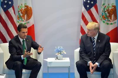 SRE niega llamada reciente de Peña a Trump