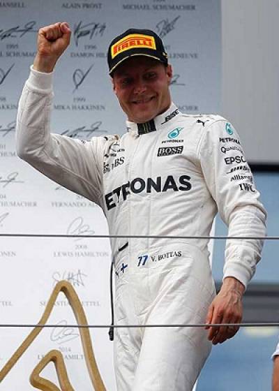 Valtteri Bottas se adjudicó el GP de Austria