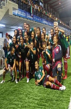 México, bicampeón del torneo de futbol femenil en los JCC