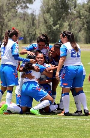 Puebla Femenil goleó 4-0 a Veracruz en su debut en la Liga MX
