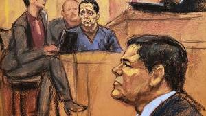 Voz de El Chapo se escuchó por primera vez en su juicio