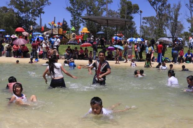 Se puede nadar en lago del Parque Amalucan, sin problema: SIMT