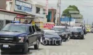 Policías y huachigaseros protagonizaron balacera en Xonacatepec