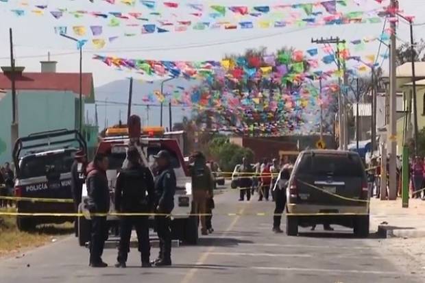 Ejecutaron a balazos a un hombre en Tepeaca; una mujer resultó herida