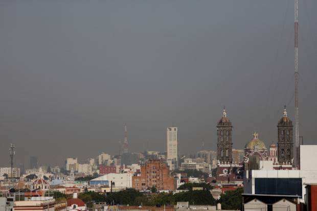 Mala calidad del aire en la zona metropolitana de Puebla, este miércoles