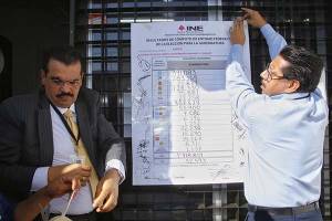 INE finalizó cómputo de votos: Barbosa ganó la gubernatura por 12 puntos de diferencia