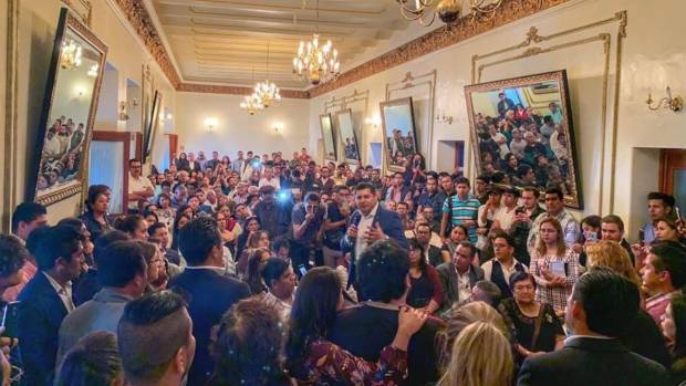 Armenta inicia reuniones para precampaña en Puebla Capital