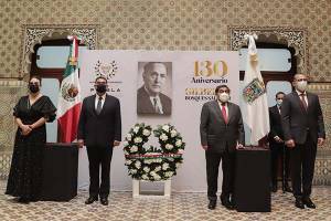 Así fue el homenaje a Gilberto Bosques en el Congreso de Puebla