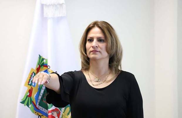 María Elena Farfán, presidenta del Tribunal de Justicia Administrativa de Puebla