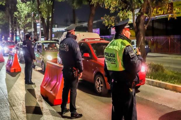 Alcoholímetro de Puebla remitió 12 vehículos al corralón