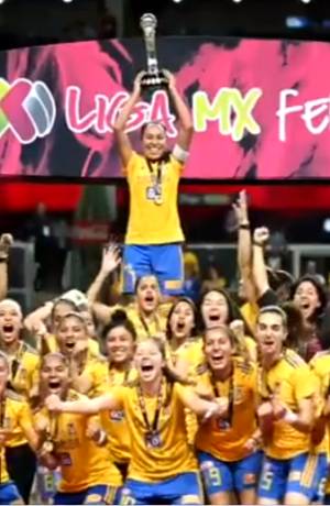 Tigres campeonas de la Liga MX Femenil; derrotaron 2-1 a Monterrey