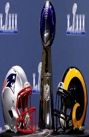 Super Bowl LIII: Rams y Patriots definen al ganador del trofeo Vince Lombardi