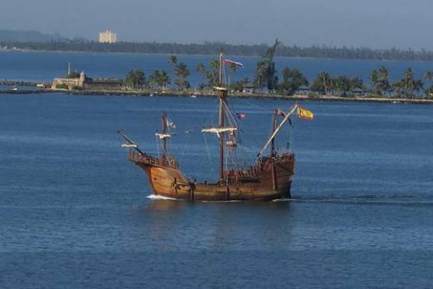 Así era la Santa María, una de las naves de Cristóbal Colón