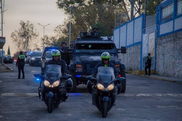 Inicia operativo de seguridad por elecciones en juntas auxiliares de Puebla