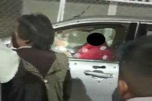 VIDEO: Ejecutan a un hombre abordo de una camioneta en Xonacatepec