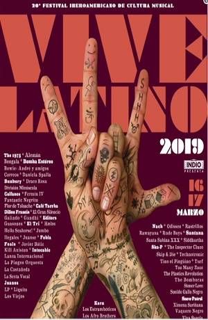 Vive Latino presentó cartel por su XX aniversario