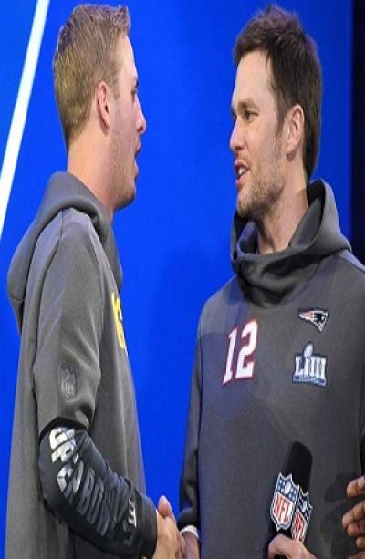 Super Bowl LIII: Brady y Goff se encontraron en el Oppening Day
