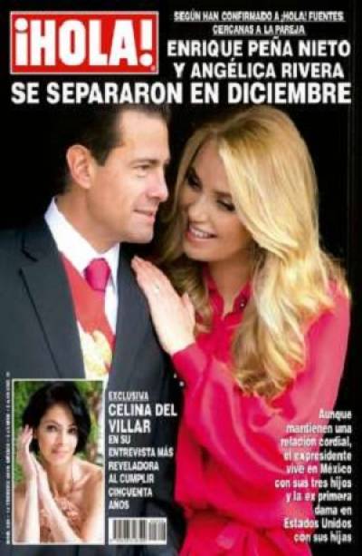 Peña Nieto y La Gaviota están separados, confirmó la revista ¡Hola!