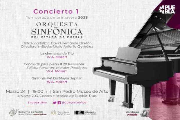 Este viernes inicia Temporada de Conciertos de Primavera de la Orquesta Sinfónica de Puebla