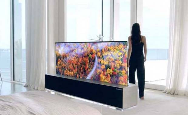 LG lanzará muy pronto la primera TV enrollable