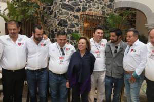 Elba Esther encabeza reunión con líderes de las RSP en Puebla; cumplen requisito del INE