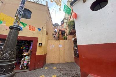Callejón del Beso es clausurado en Guanajuato a días del Festival Cervantino