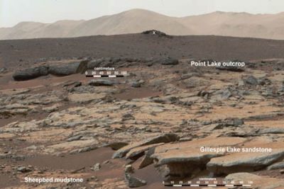 Robot Curiosity halló lago que albergó vida en Marte