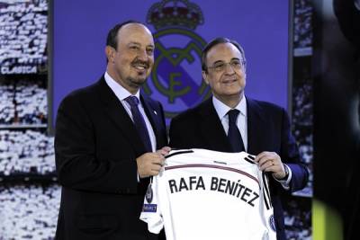 Rafa Benítez fue presentado como DT del Real Madrid