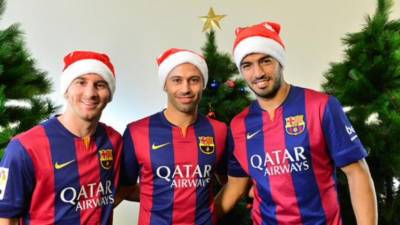 Messi, Mascherano y Luis Suárez, la navidad del Barcelona